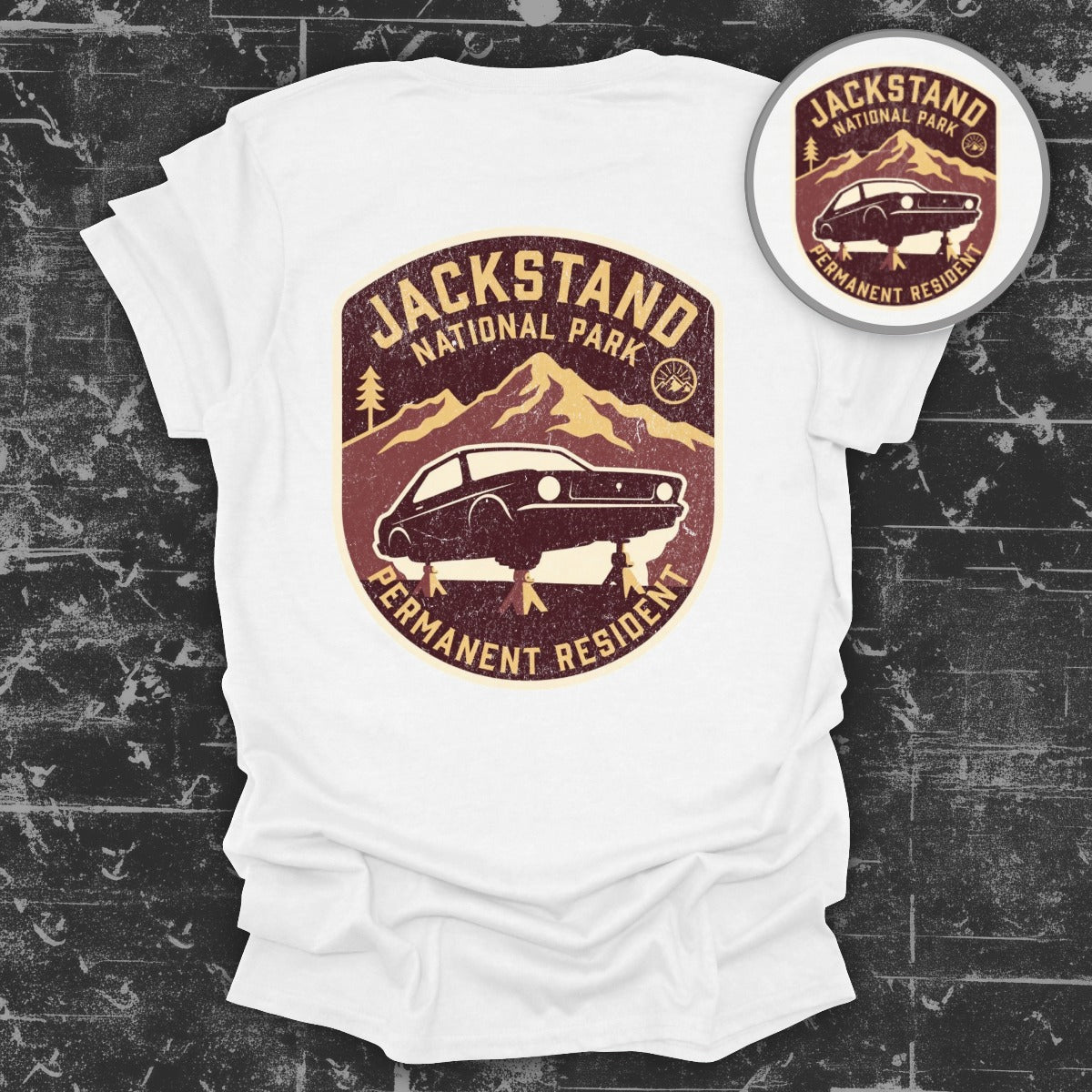 Jackstand National Park Permanent Resident Graphic Tee