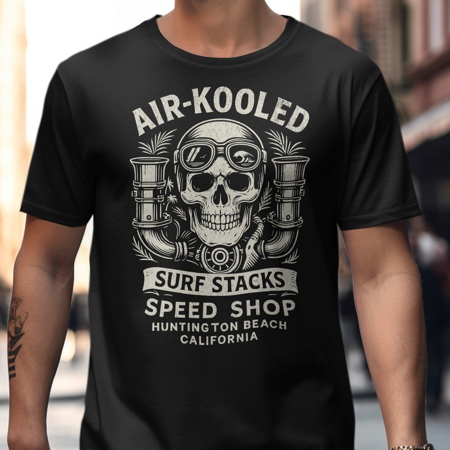 Air-Kooled Surf Stacks Speed Shop T-shirt product