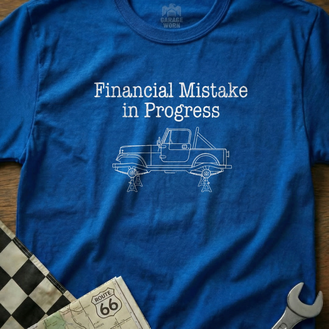 Financial Mistake in Progress Graphic T-Shirt