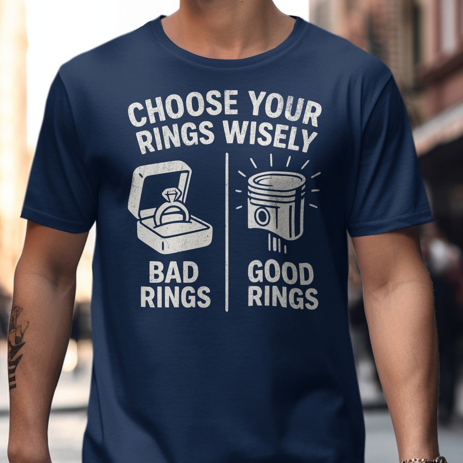 Choose Your Rings Wisely Graphic T-shirt product type