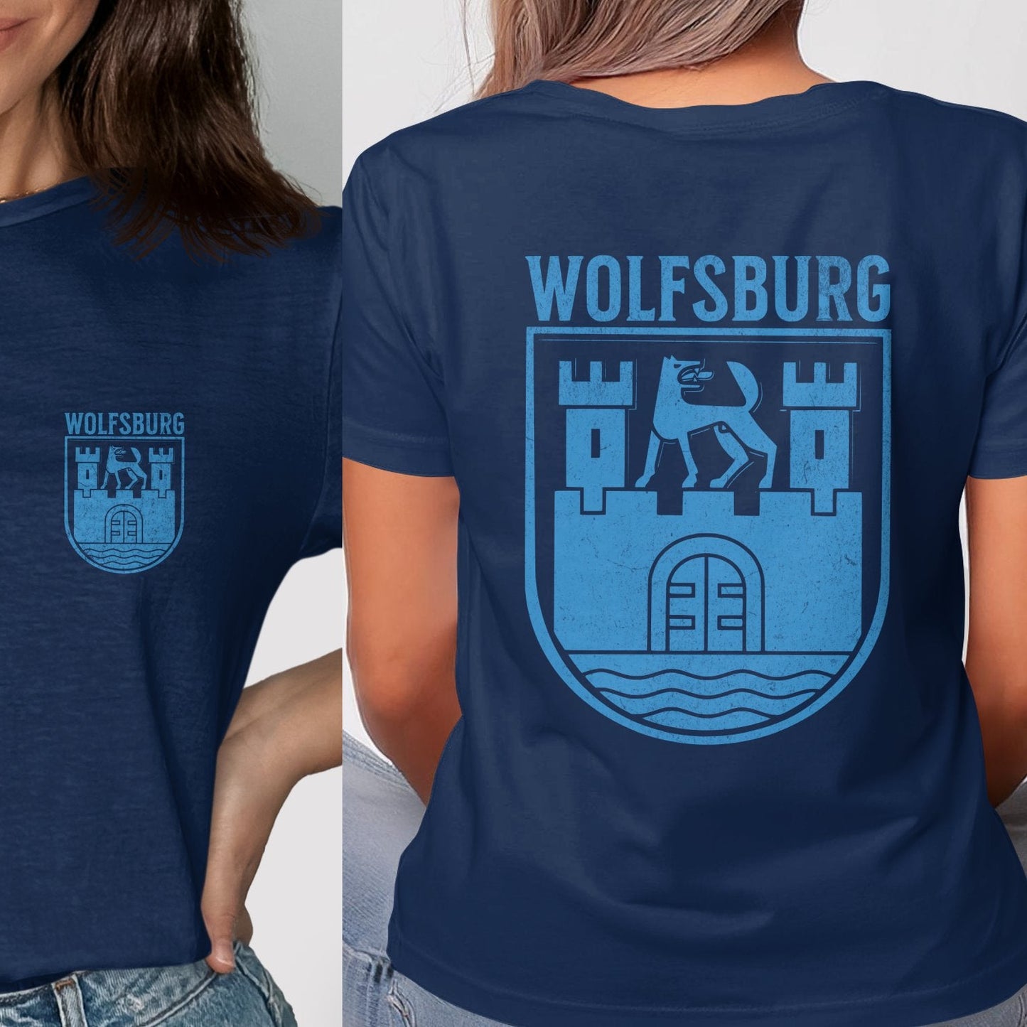Wolfsburg City Crest Casual Graphic Tee product
