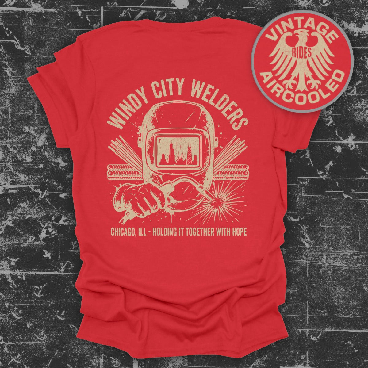 Windy City Welders Chicago IL T-Shirt Vintage Aircooled