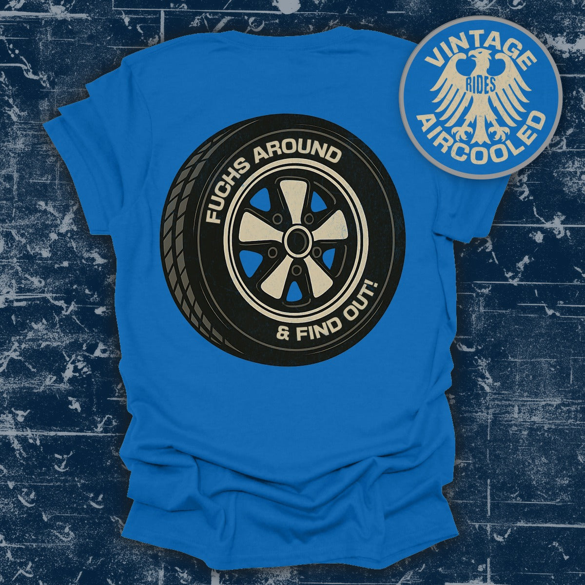 Vintage Rides Aircooled Graphic Tee product