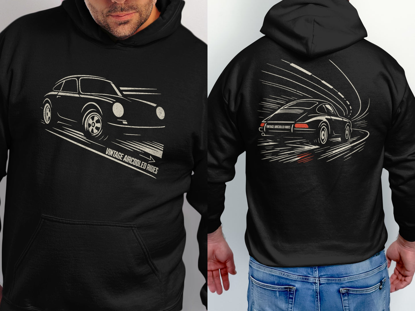 Vintage Automobile Design Themed Hoodie product