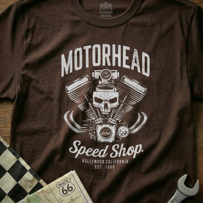 Motorhead Speed Shop Hollywood California T-Shirt