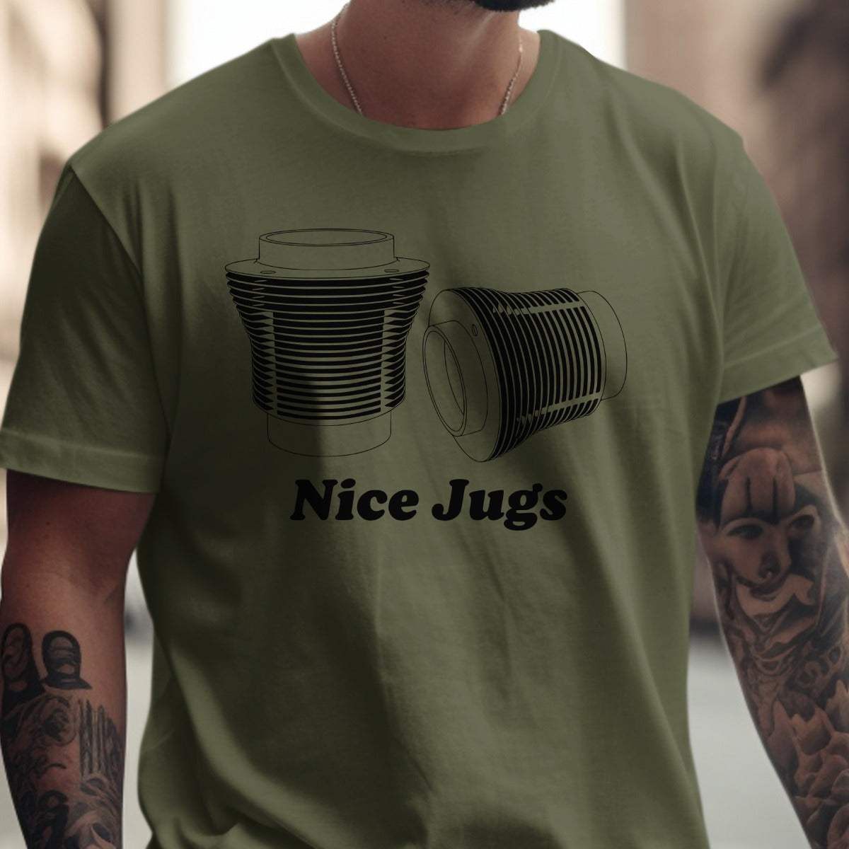Nice Jugs Printed Graphic T Shirt Product