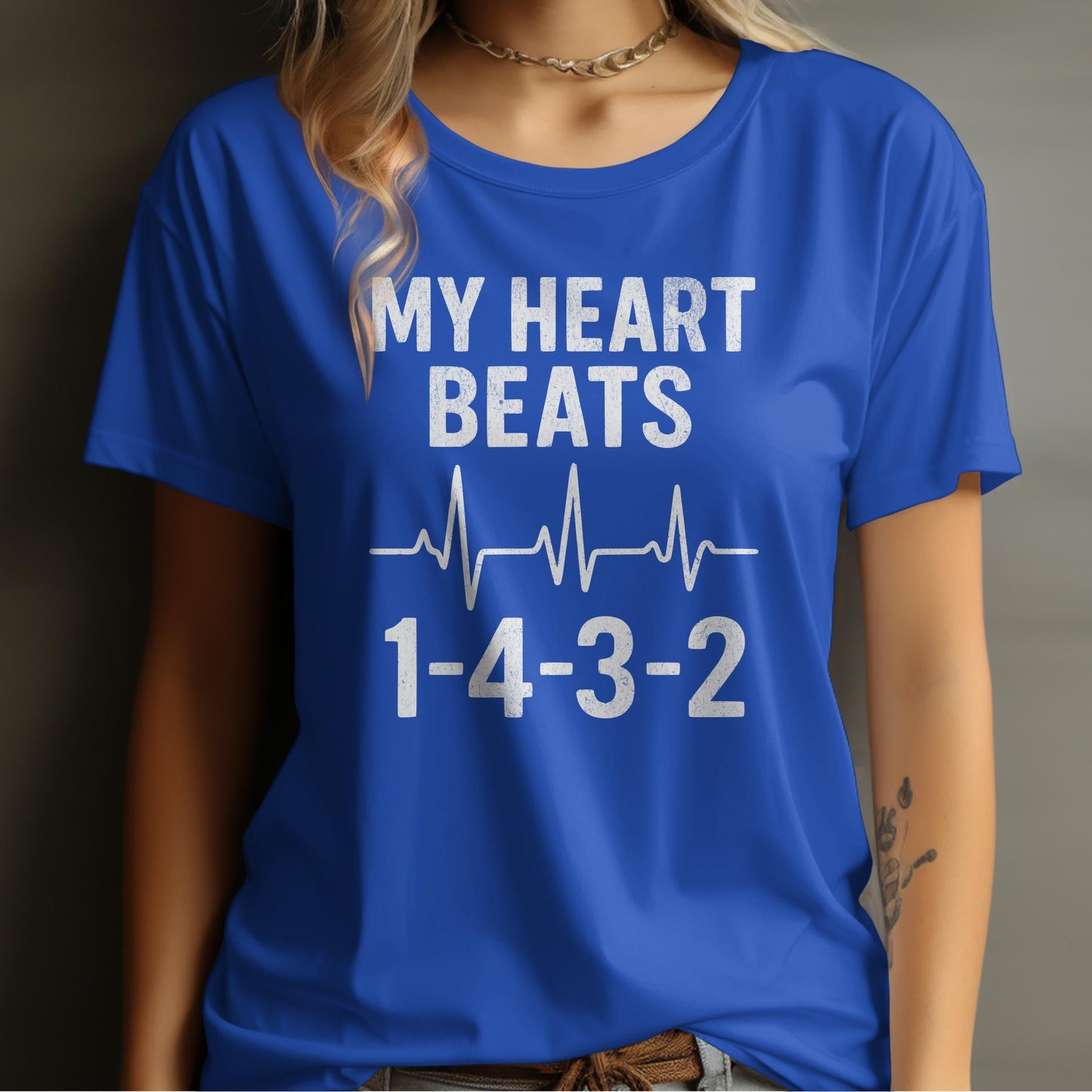 My Heart Beats 1-4-3-2 Graphic T-Shirt product