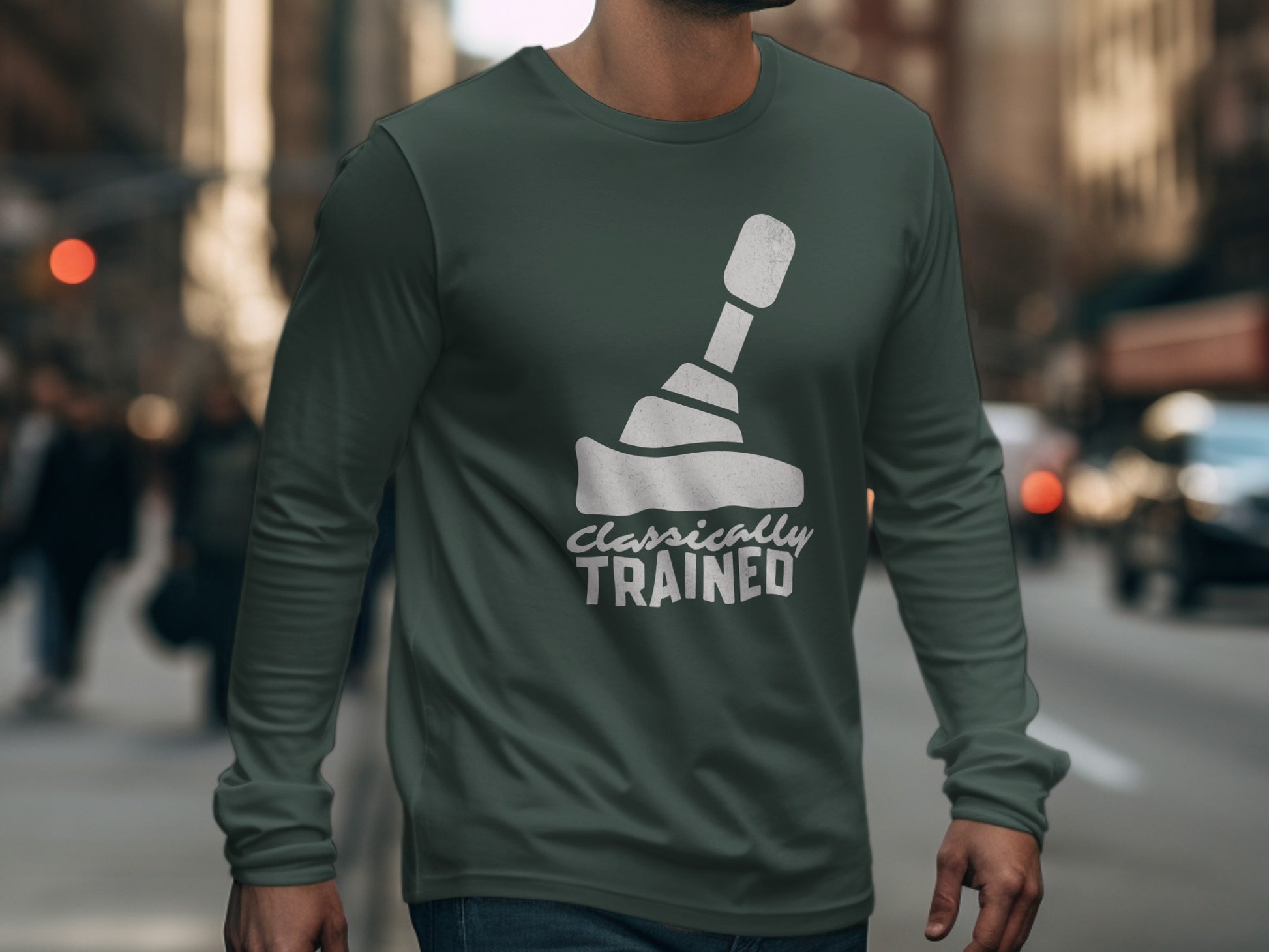Classically Trained Design Long Sleeve Shirt Product