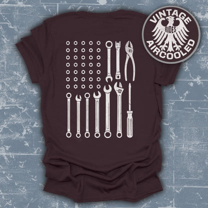 Vintage Rides Aircooled Tools Graphic Tee product