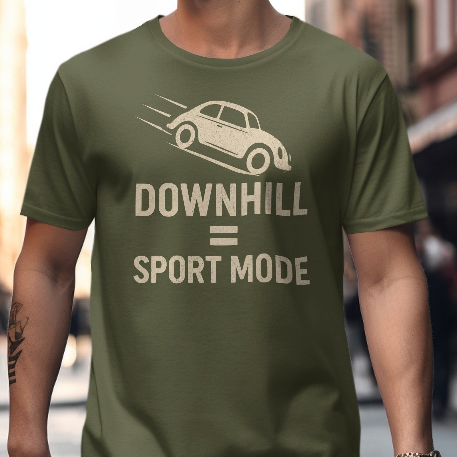 Downhill Sport Mode Graphic Tee Shirt product type