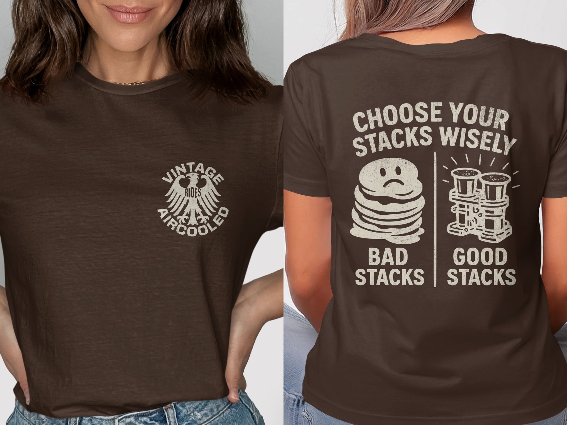 Vintage Aircooled Choose Your Stacks Wisely shirt product