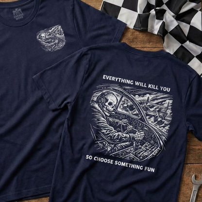 Garage Worn Skull Pilot Everything Will Kill You product type