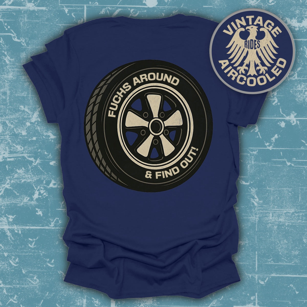 Vintage Rides Aircooled Fuchs Around T-shirt product type