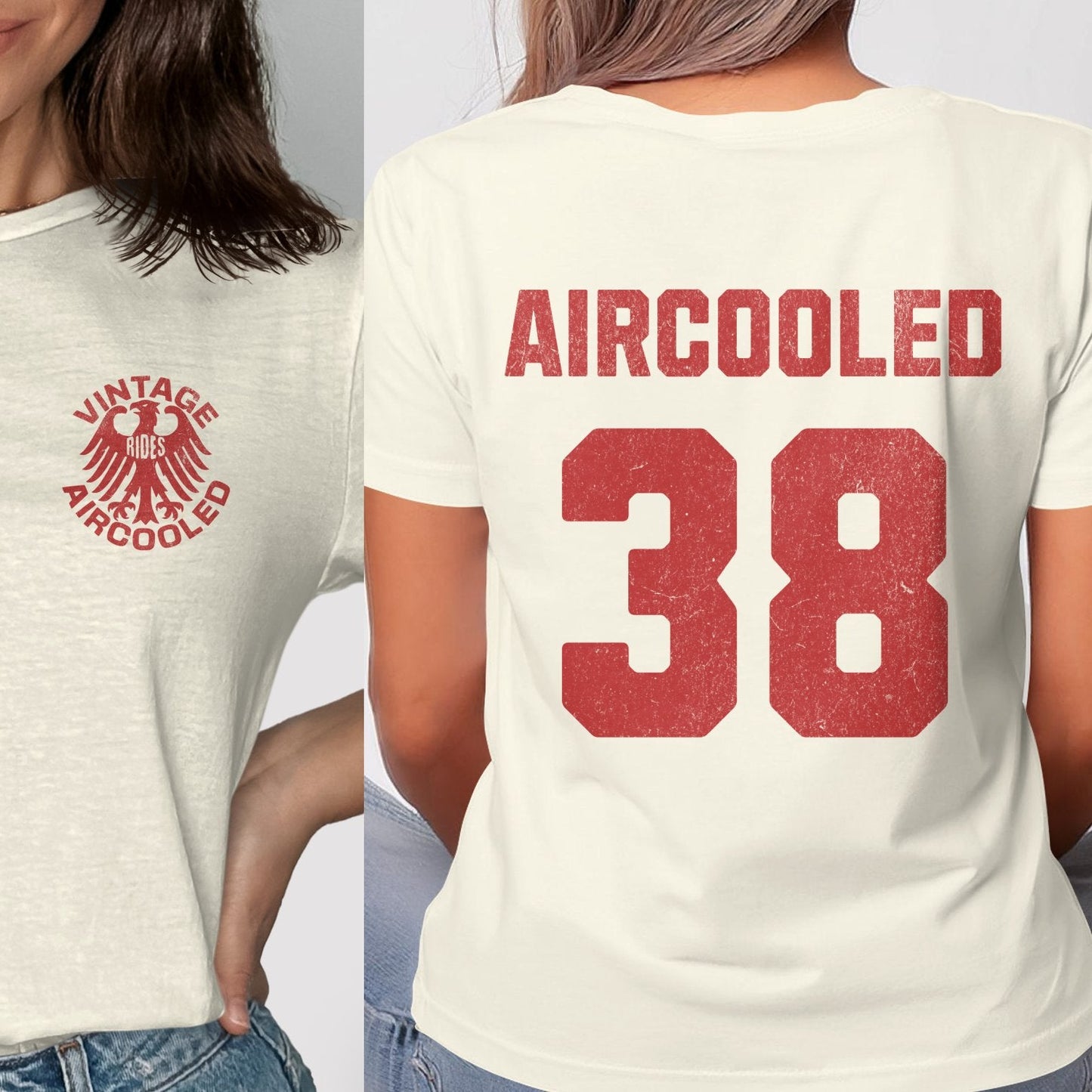 Vintage Aircooled 38 Print Graphic Tee Shirt product