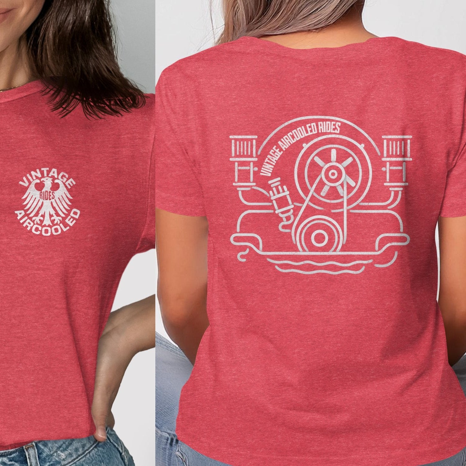 Vintage Aircooled Rides Tee Graphic Print product type