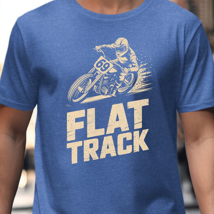 Flat Track Racer Graphic Tee Shirt product type