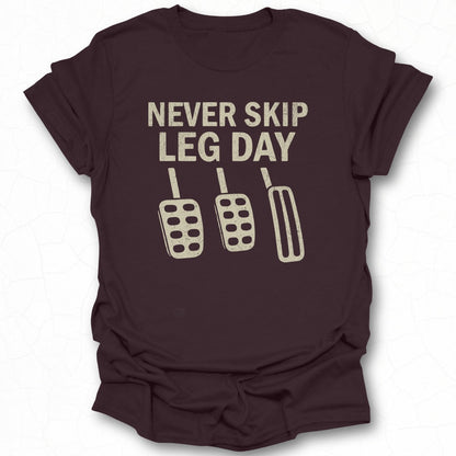 Never Skip Leg Day Graphic T-Shirt product