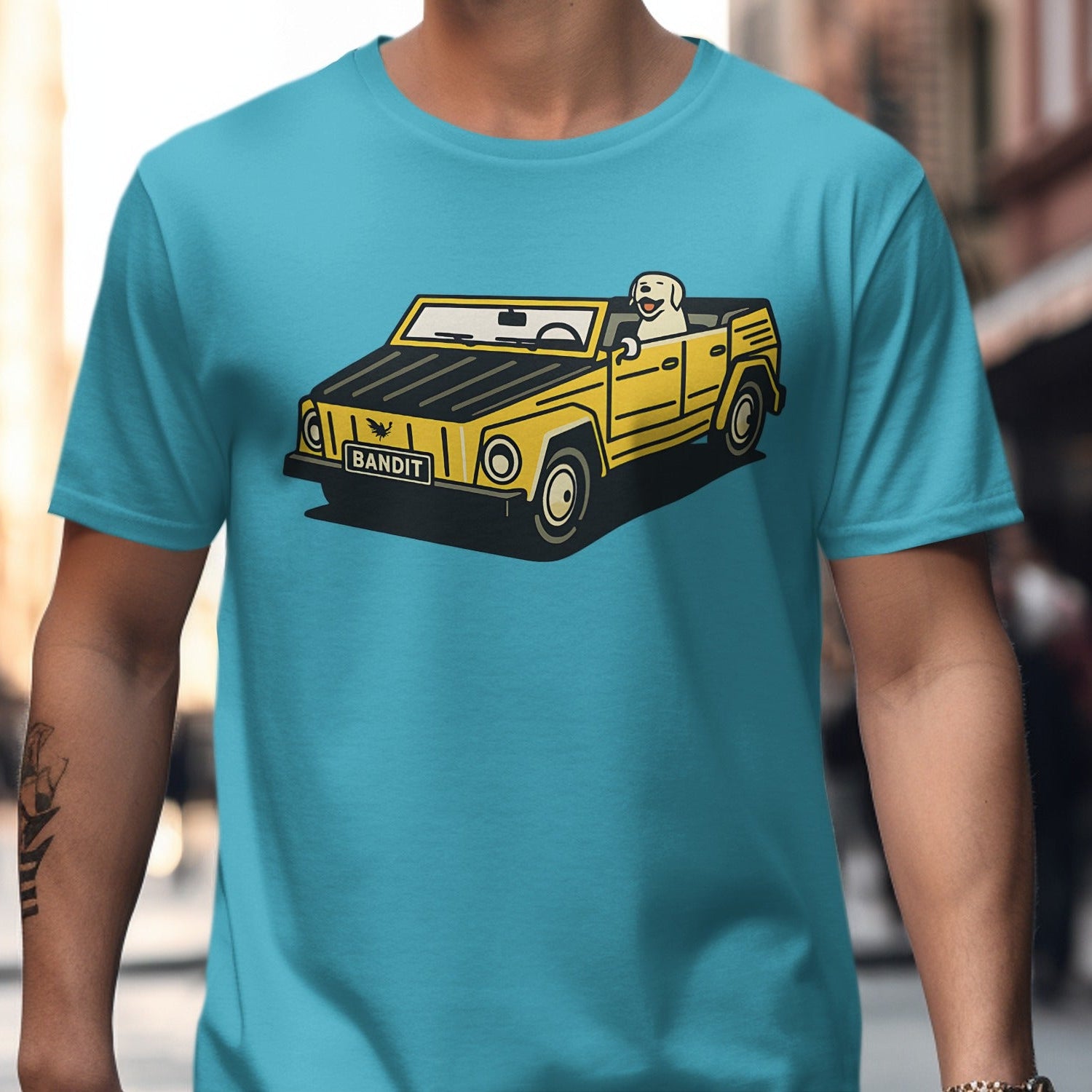 Retro Convertible Graphic Tee Bandit Product type