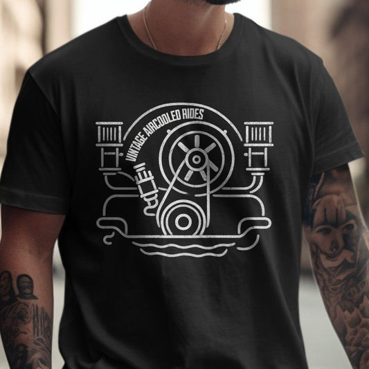 Vintage Aircooled Rides Graphic T-Shirt