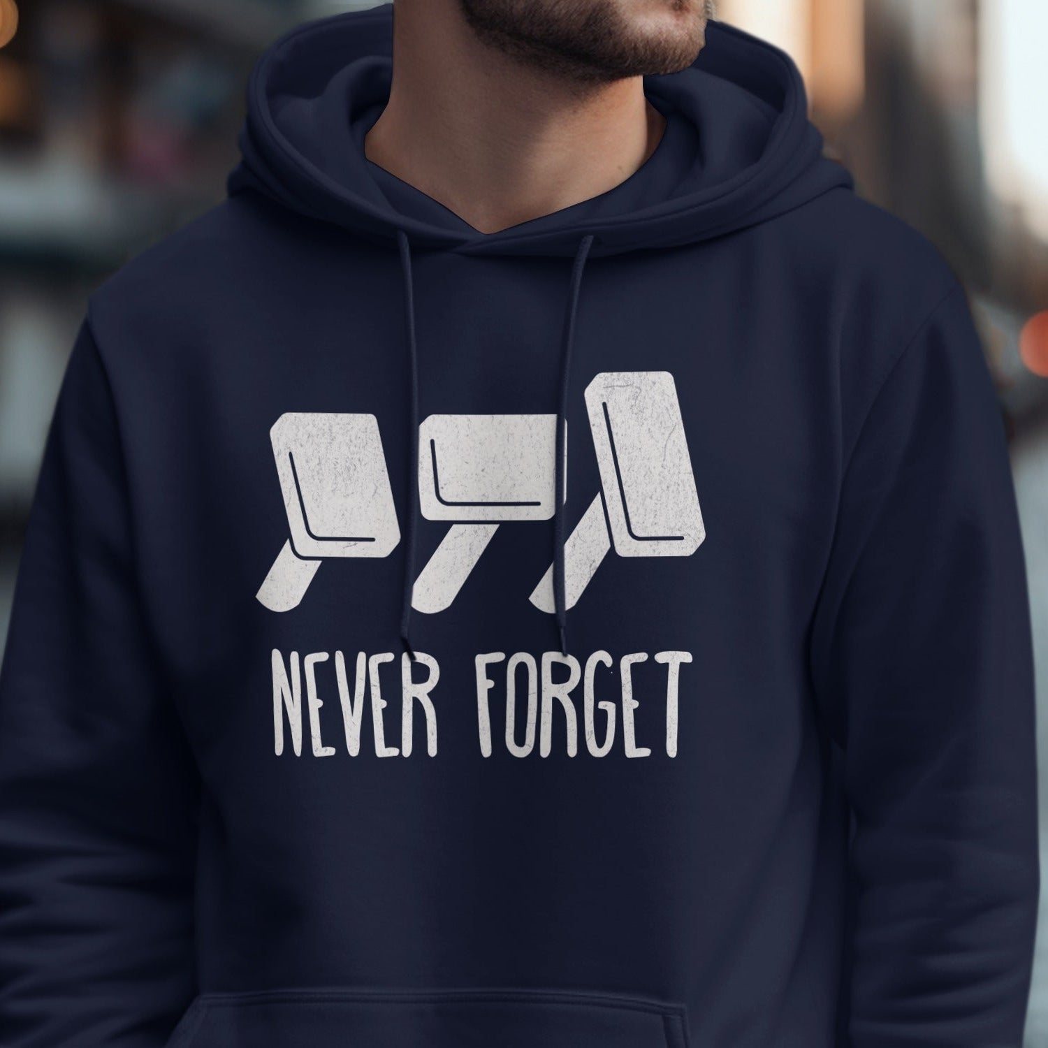 Retro Never Forget Floppy Disk Hoodie Product