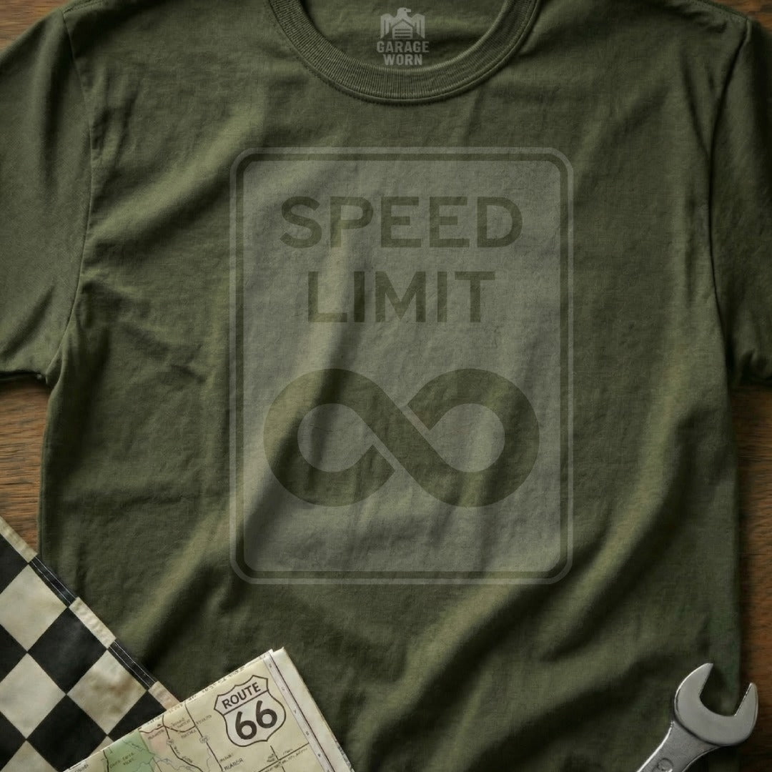 Speed Limit Infinity Sign Graphic T-Shirt