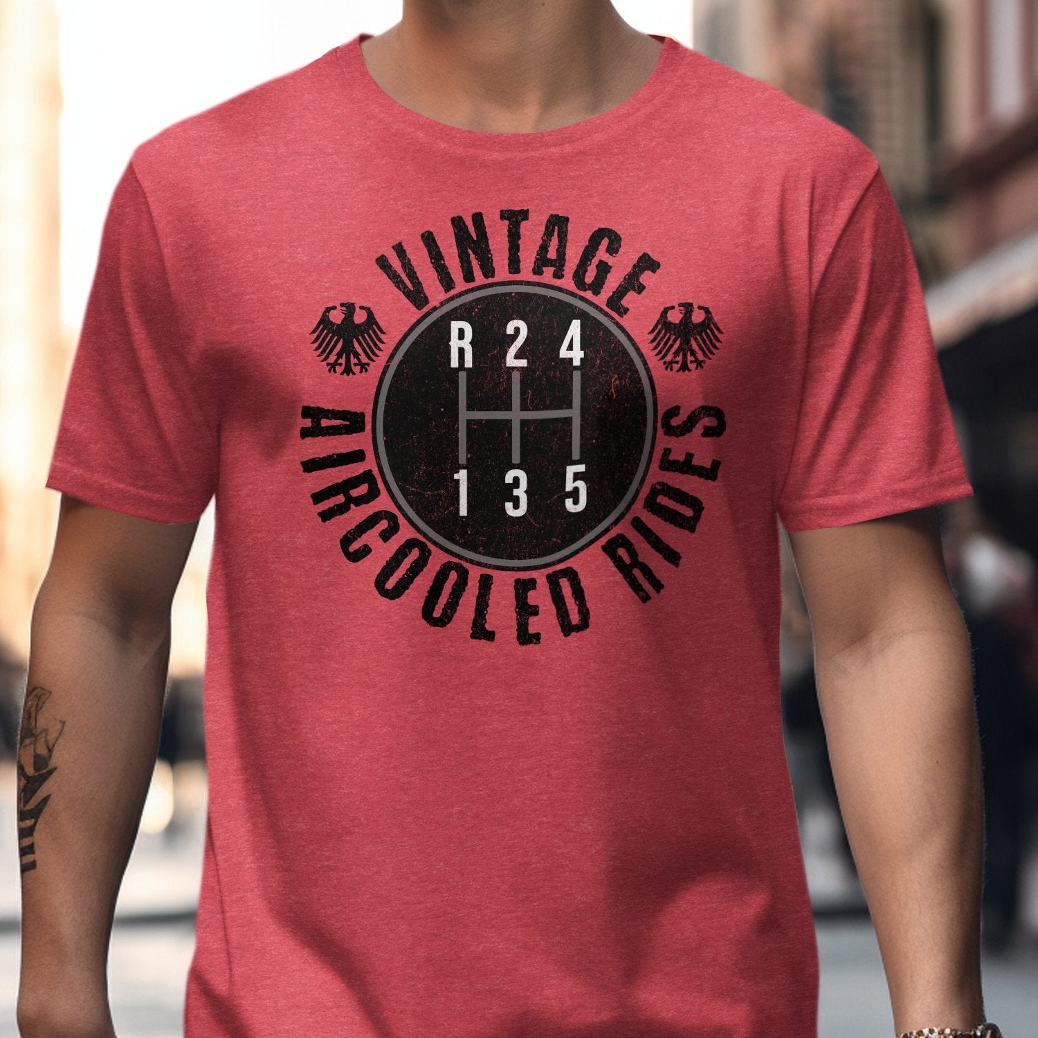 Vintage Aircooled Rides Graphic Tee Shirt product type