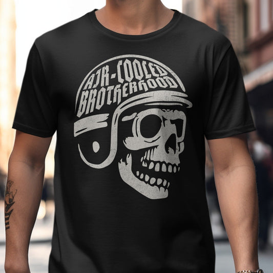 Air Cooled Brotherhood Skull Helmet Shirt product