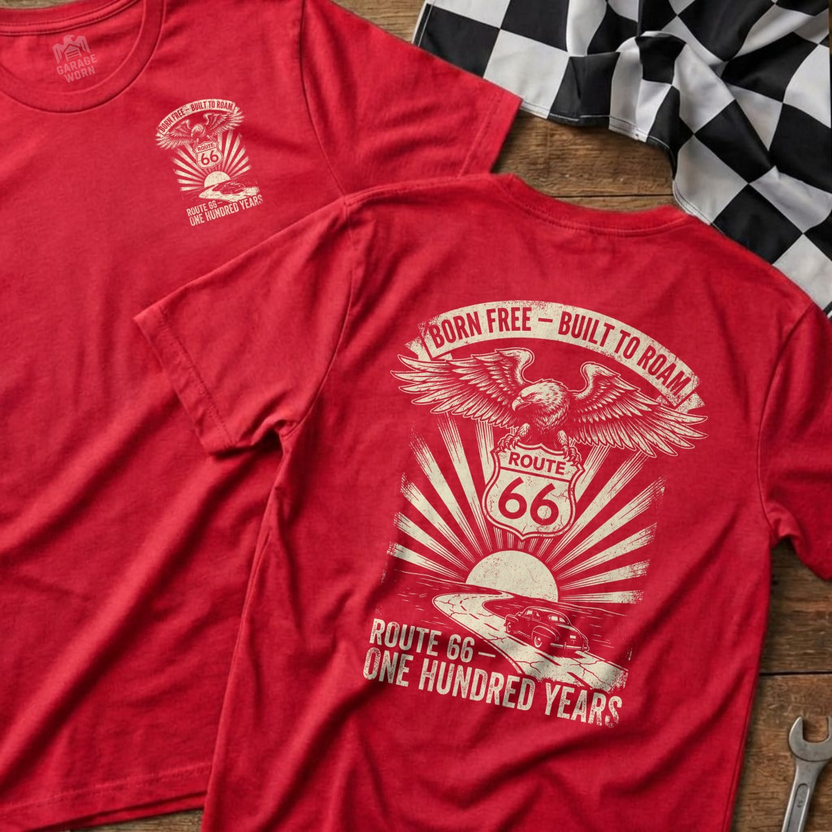 Route 66 Born Free Built To Roam One Hundred Years product type