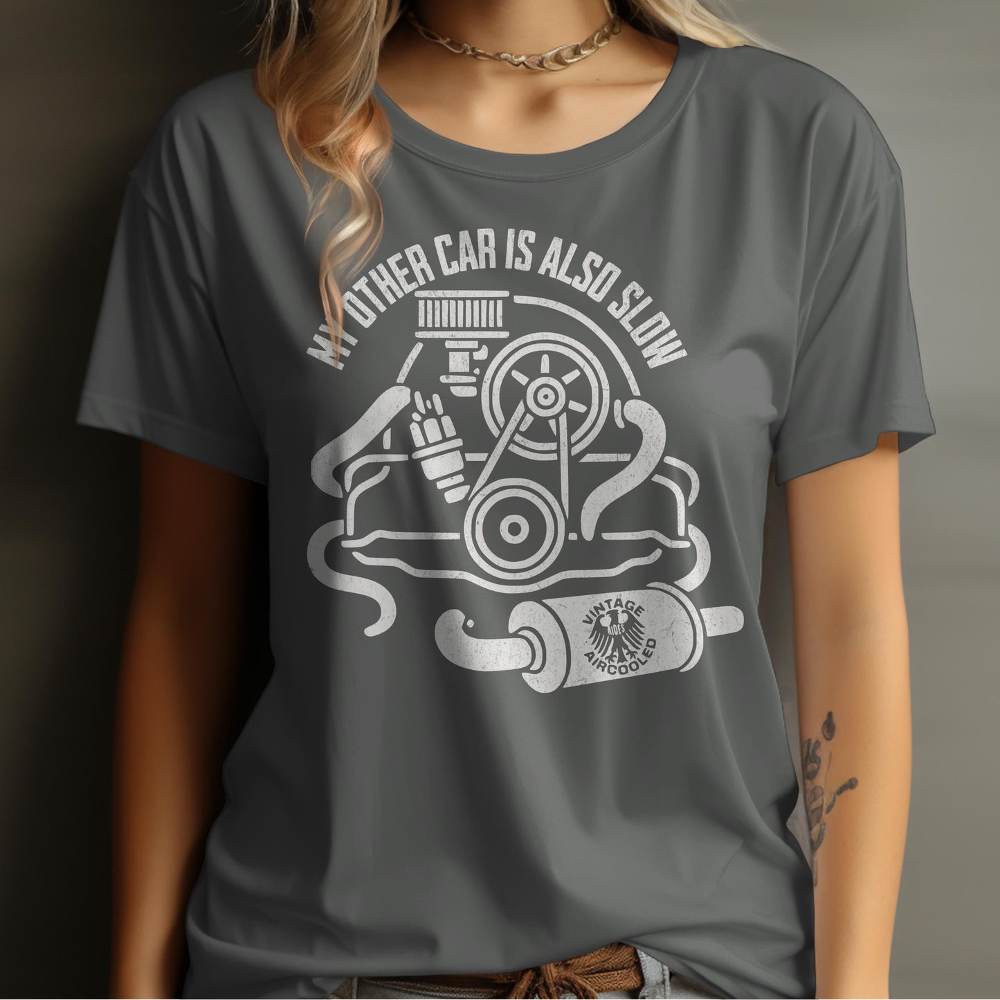 My Other Car Is Also Slow Printed T-Shirt product type