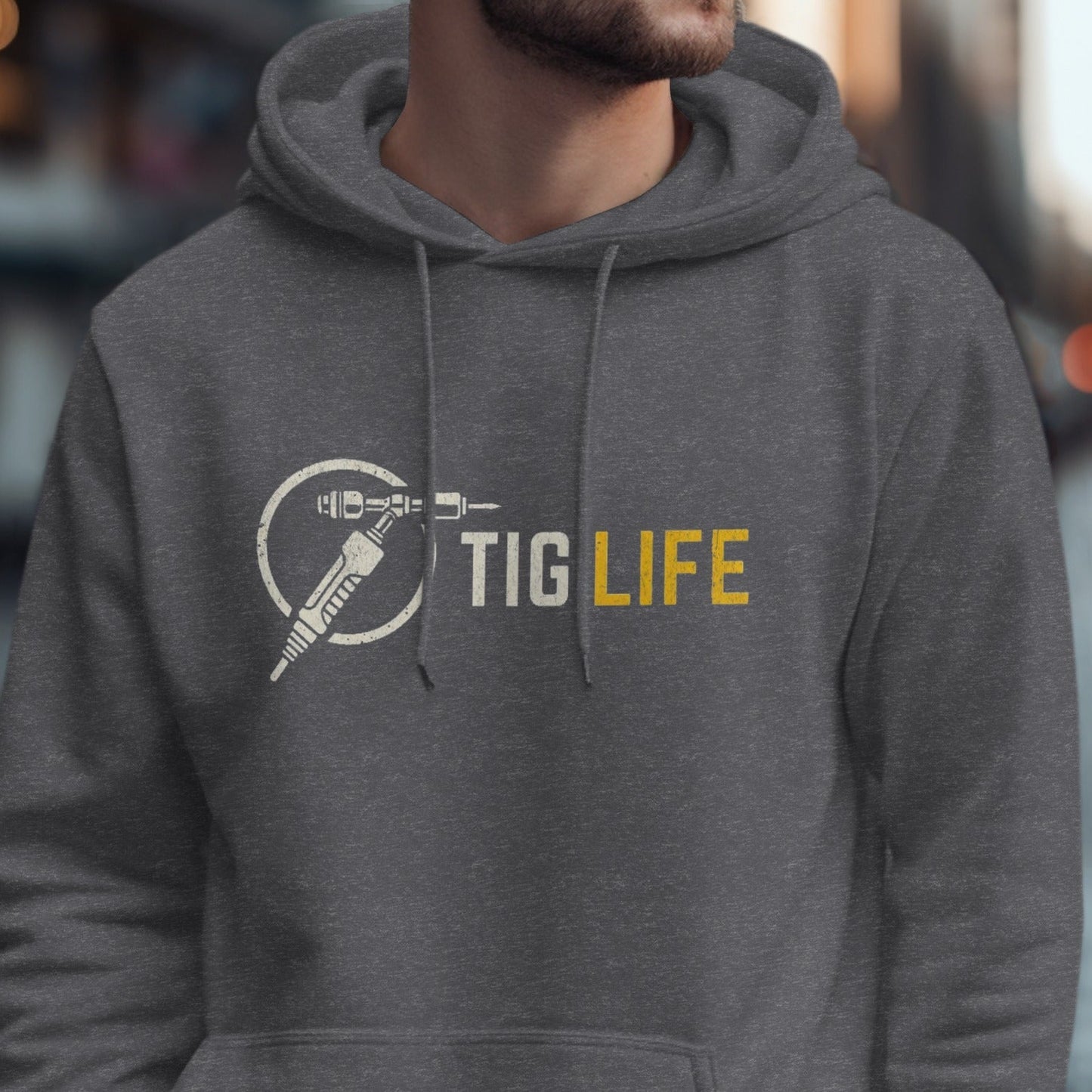 TIG Life Welder Design Hoodie for Welding Enthusiasts