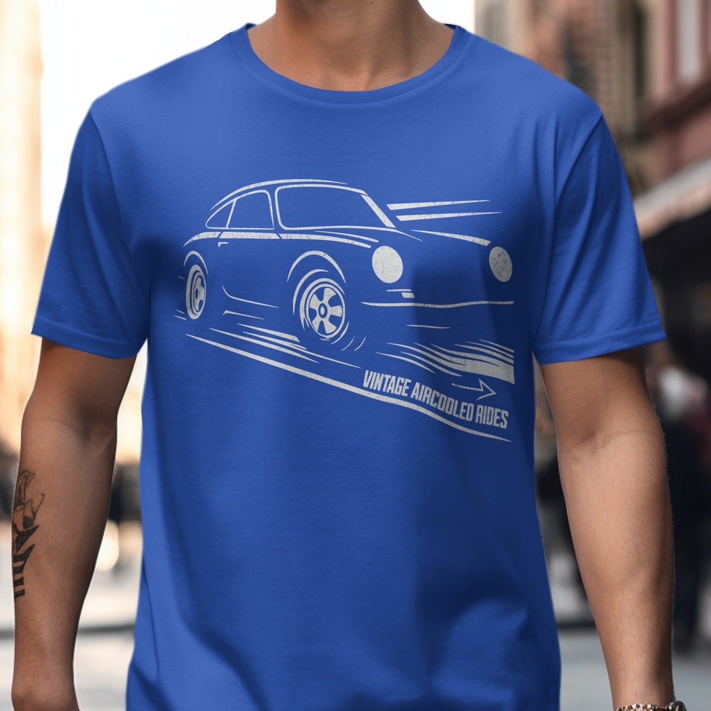 Vintage Aircooled Rides Graphic Tee Shirt product