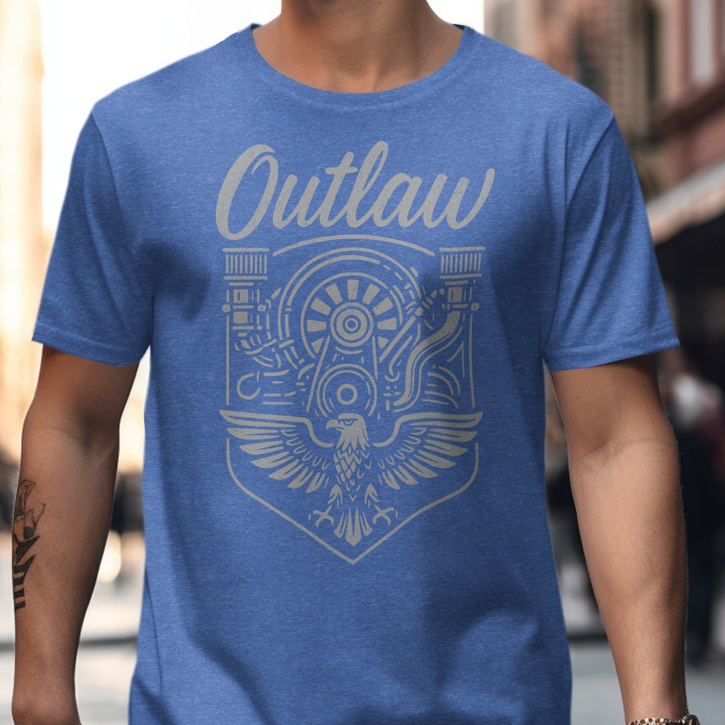 Outlaw Graphic Tee with Intricate Design product