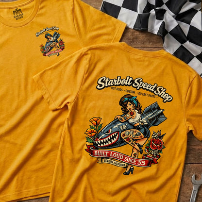 Starbolt Speed Shop Built Loud Since '55 T-Shirt
