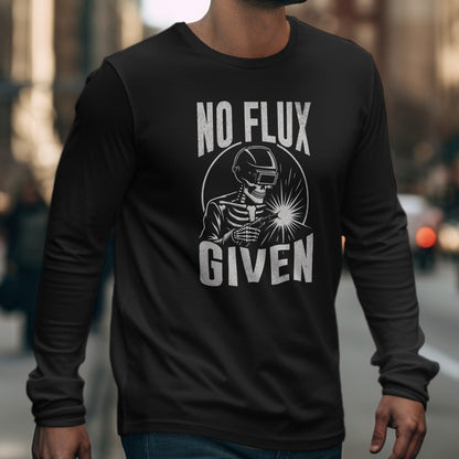 No Flux Given Skeleton Graphic Long Sleeve Shirt