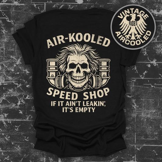Air-Kooled Speed Shop Skull Graphic T-Shirt product