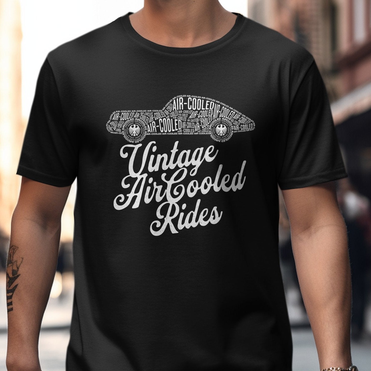 Vintage Air Cooled Rides Graphic T-shirt product