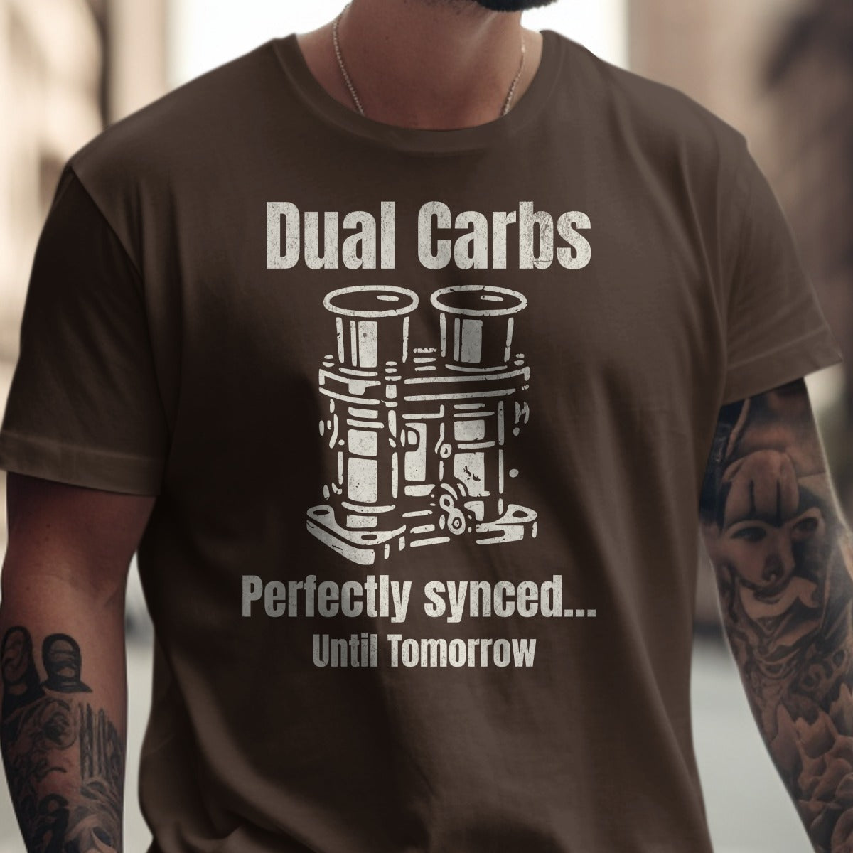 Dual Carbs Perfectly Synced Until Tomorrow T-shirt product