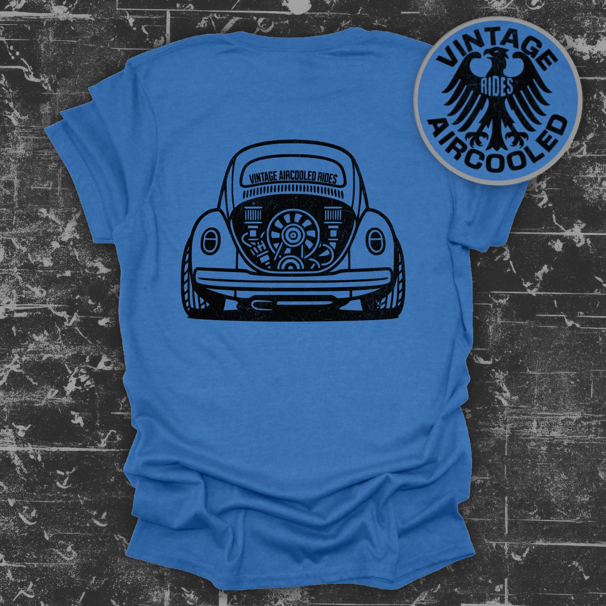 Vintage Aircooled Rides Graphic Classic Tee Shirt