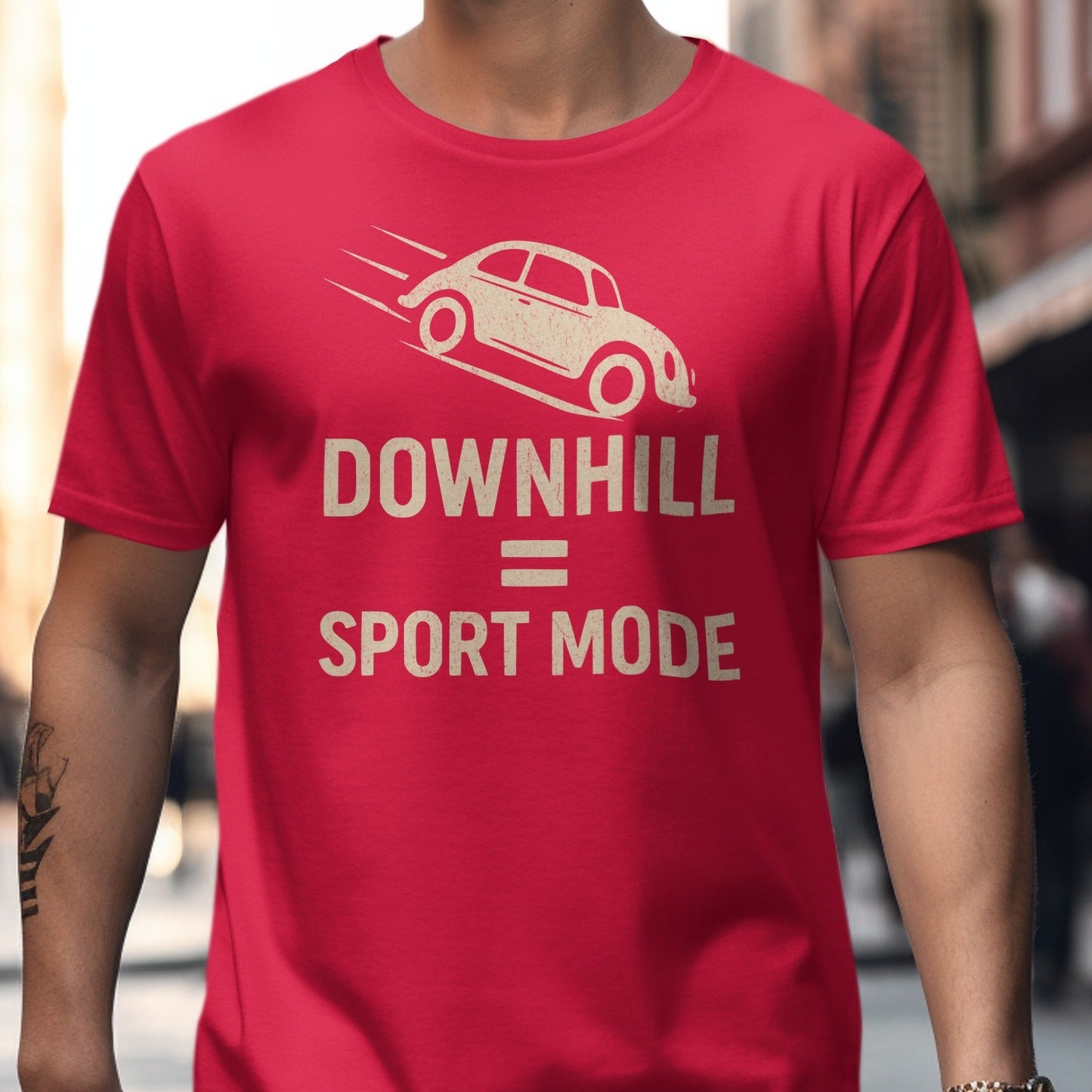 Downhill Sport Mode Printed T-Shirt product type