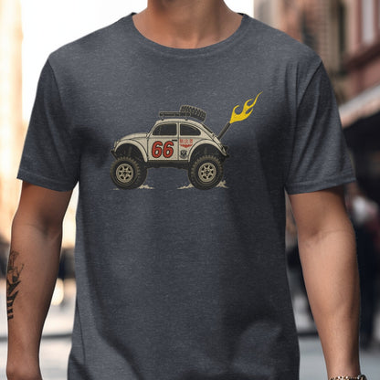 Flame On Car 66 Graphic Design T-shirt product