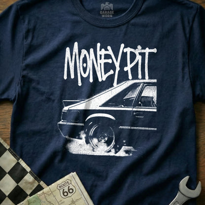 Money Pit Graphic Tee Car Enthusiast T-Shirt