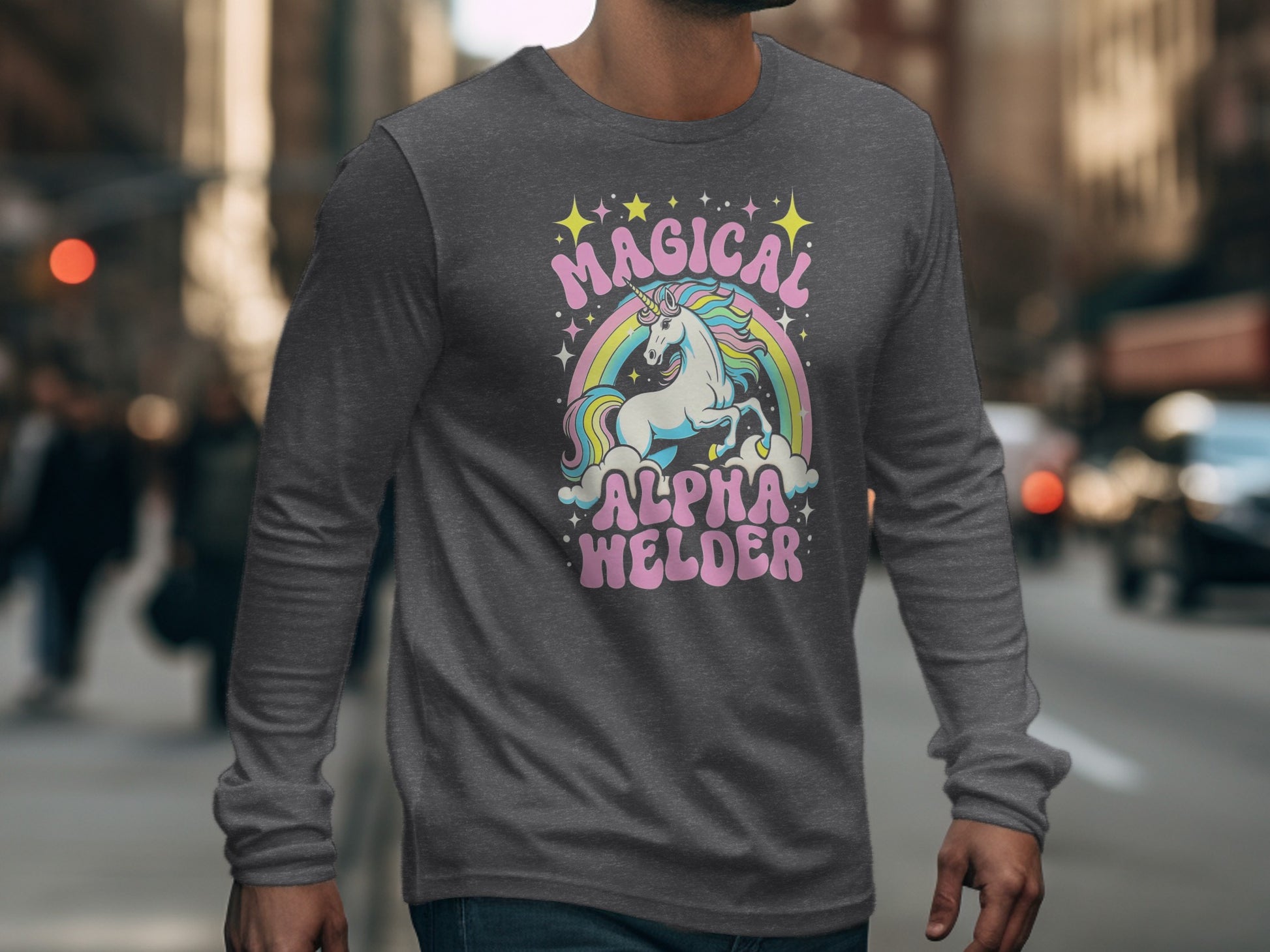 Magical Alpha Welder Long Sleeve Shirt