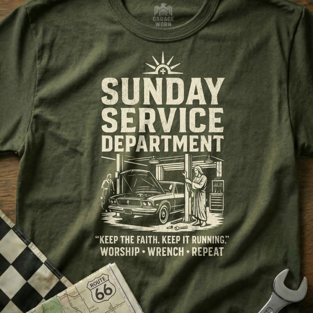Sunday Service Department Keep The Faith Keep It Running product type