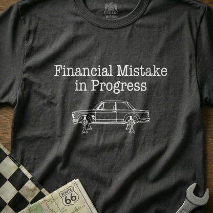 Financial Mistake in Progress Car T-Shirt