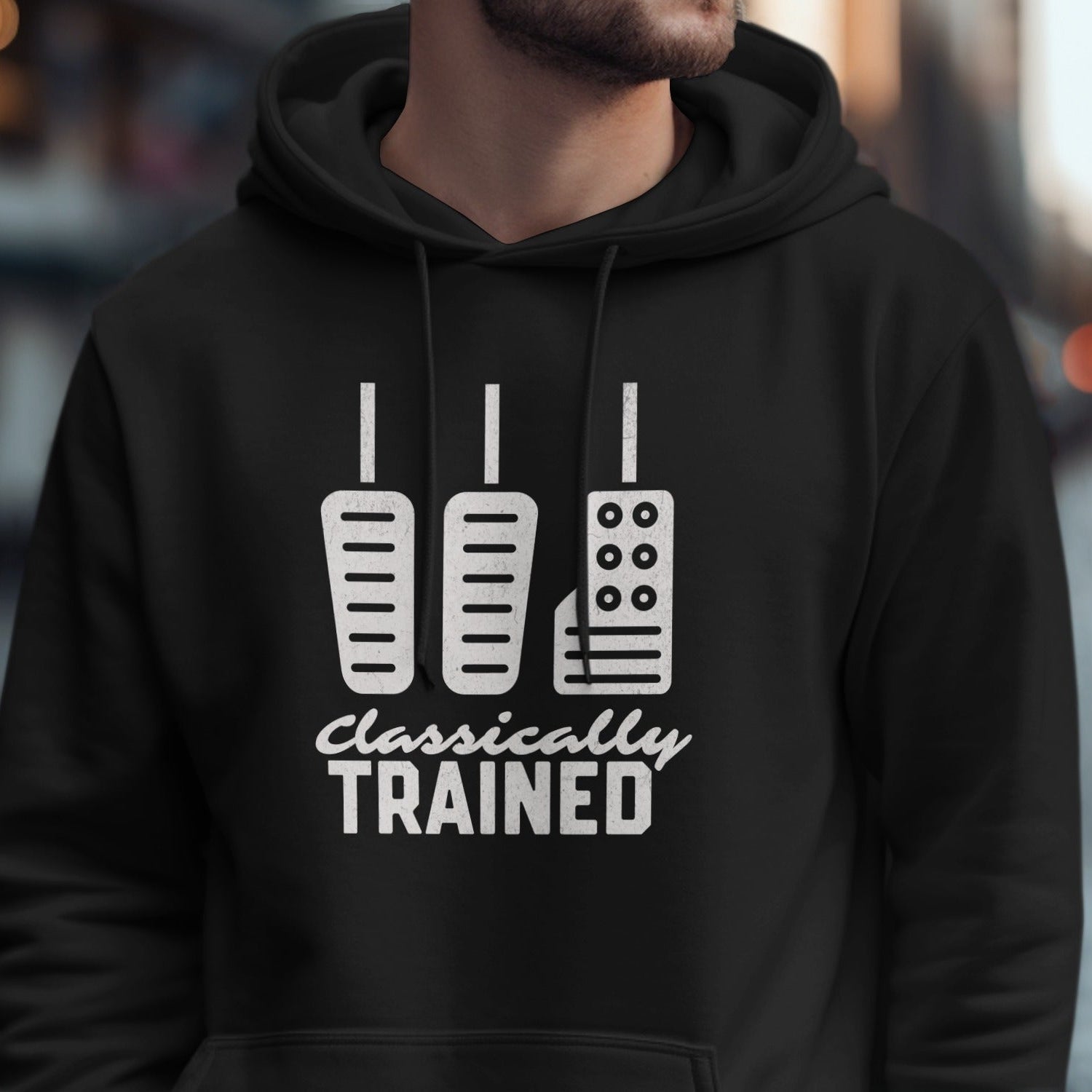Classically Trained Graphic Hoodie for Music Enthusiasts