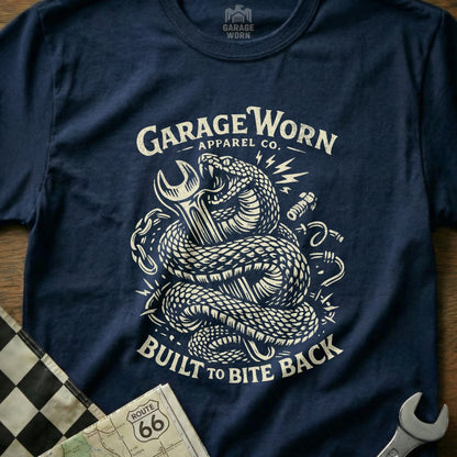 Garage Worn Apparel Co Built To Bite Back Snake Wrench product type