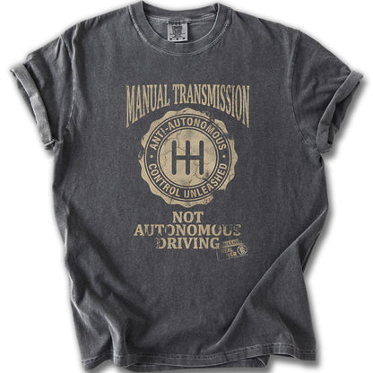 Manual Transmission Anti-Autonomous Driving Shirt