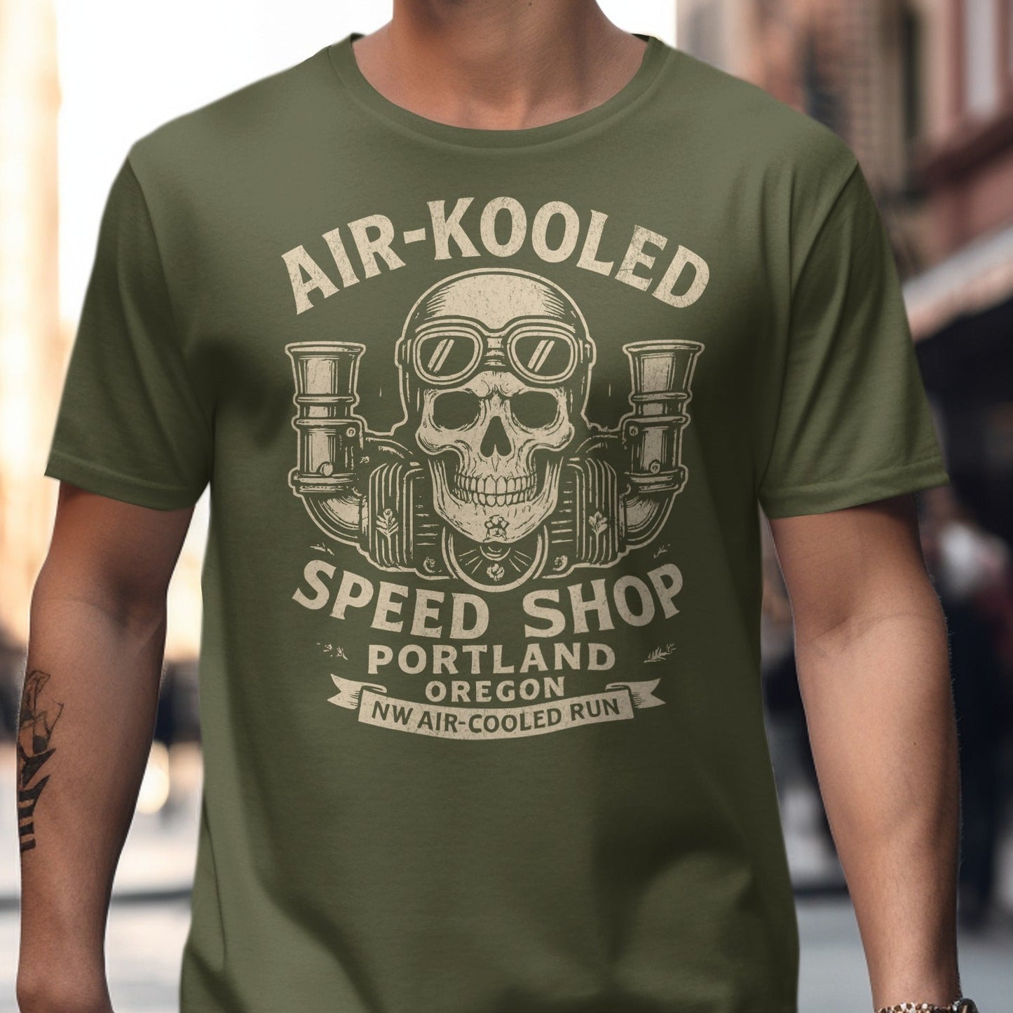 Air-Kooled Speed Shop Portland Oregon NW T-shirt product type