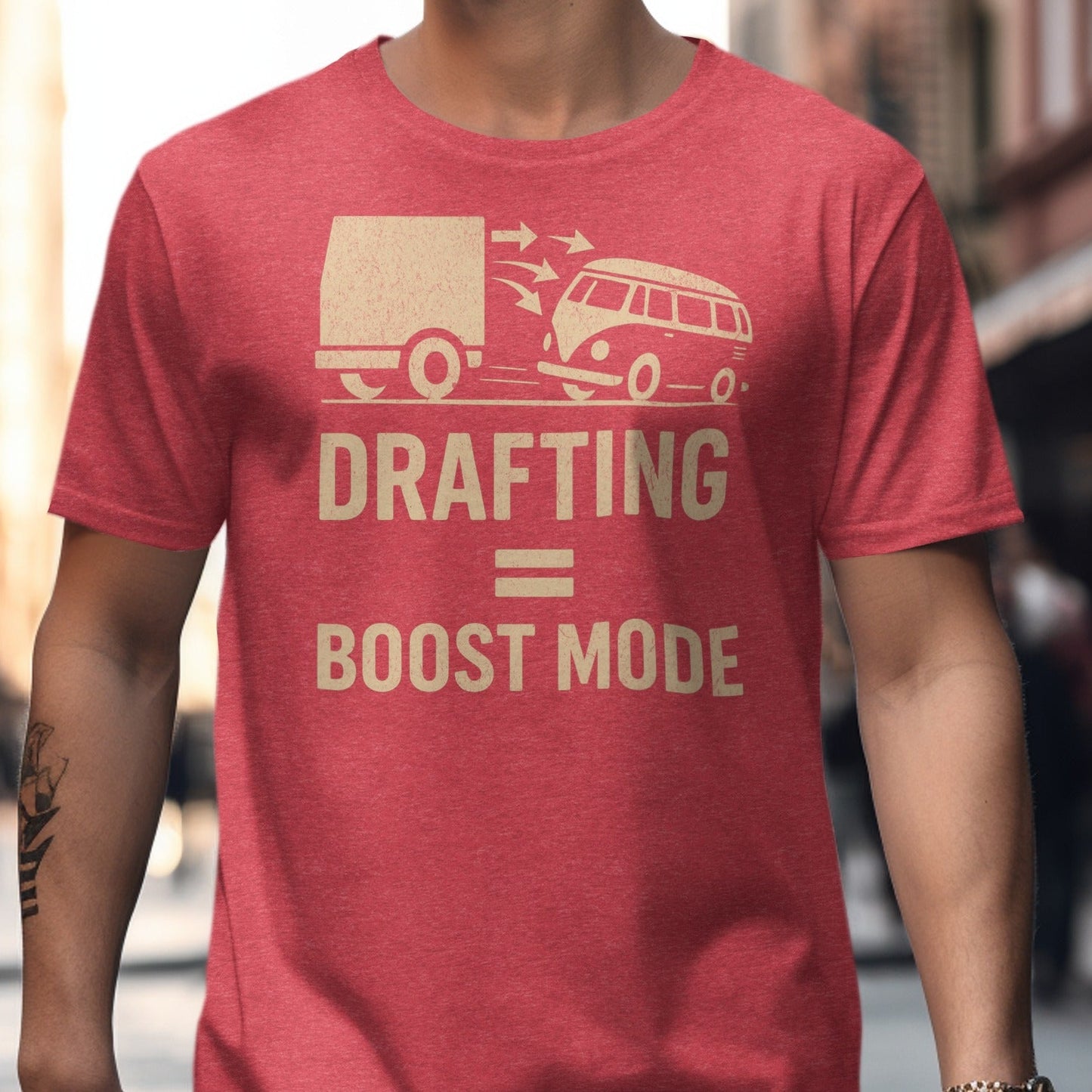 Drafting Equals Boost Mode Red T-Shirt product