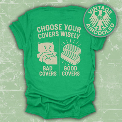 Choose Your Covers Wisely Vintage Rides T-shirt product